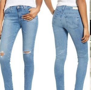 AG Denim Super Skinny Ankle Jeans
